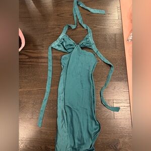 Princess Polly green sun dress